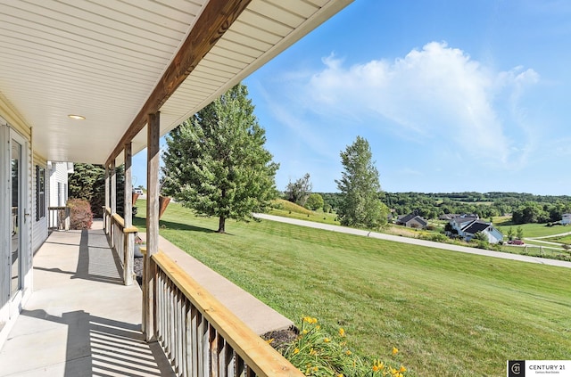 4806 Steavenson Loop, Blair, NE 68008 - covered porch with a yard