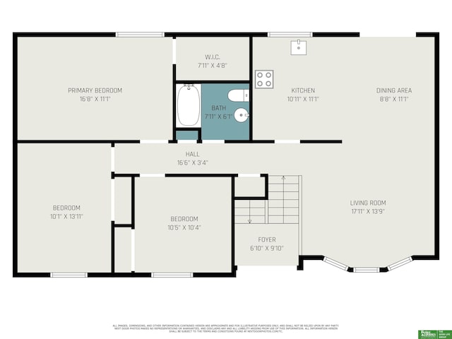 8006 S 154th St, Omaha, NE 68138 - view of home floor plan