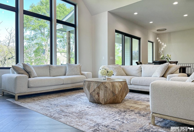 8150 S 185th St, Omaha, NE 68136 - living area featuring healthy amount of natural light and recessed lighting
