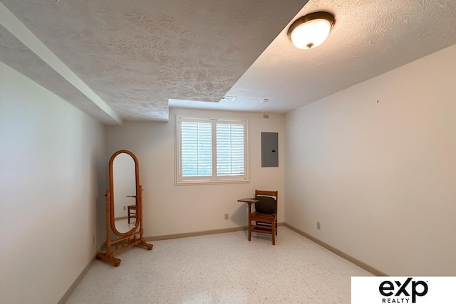 2611 N 189th St, Elkhorn, NE 68022 - unfurnished room with electric panel and a textured ceiling