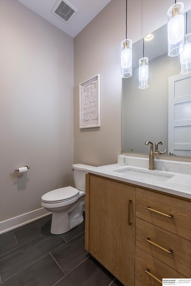 6217 N 295th St, Valley, NE 68064 - half bath with vanity and toilet