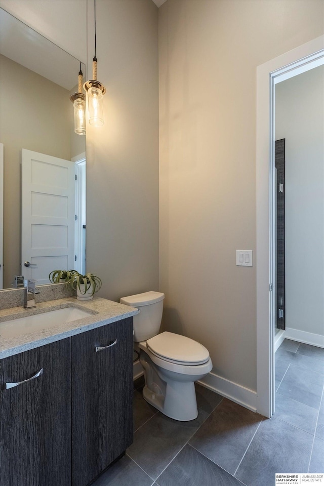 6217 N 295th St, Valley, NE 68064 - half bathroom featuring tile patterned floors and vanity