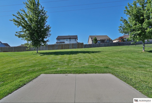 17457 Ames Ave, Omaha, NE 68116 - view of yard with a patio area