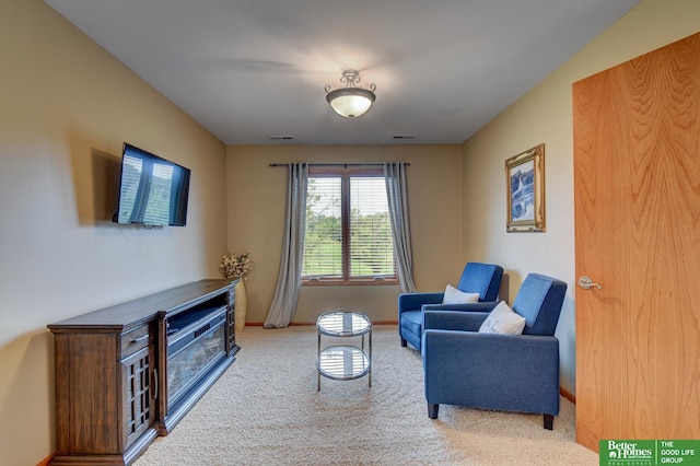 19311 Josephine St, Gretna, NE 68028 - carpeted living room featuring baseboards