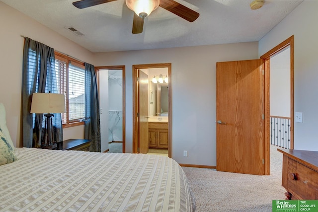 19311 Josephine St, Gretna, NE 68028 - bedroom featuring carpet, ceiling fan, and ensuite bath