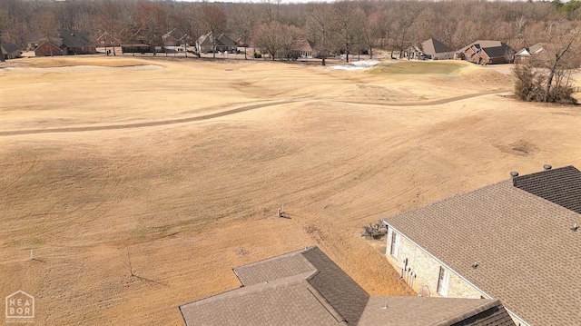 birds eye view of property featuring a residential view