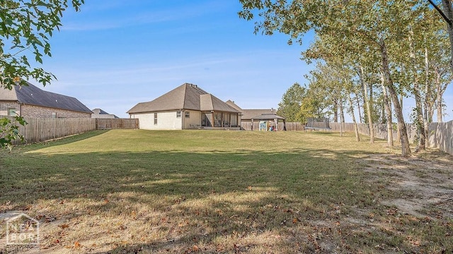 5200 Julia Cv, Jonesboro, AR 72404 - view of patio featuring a gazebo, a fenced backyard, and a playground