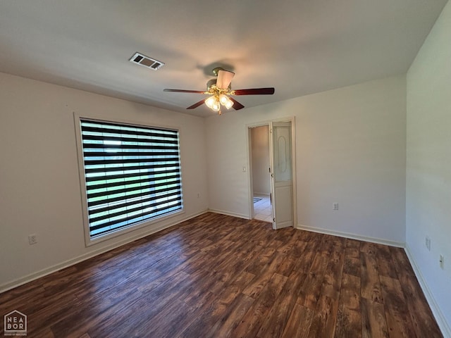 100 Charleston Dr, Walnut Ridge, AR 72476 - unfurnished room with ceiling fan and wood finished floors