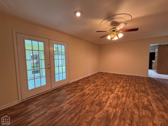 100 Charleston Dr, Walnut Ridge, AR 72476 - unfurnished room with wood finished floors and ceiling fan