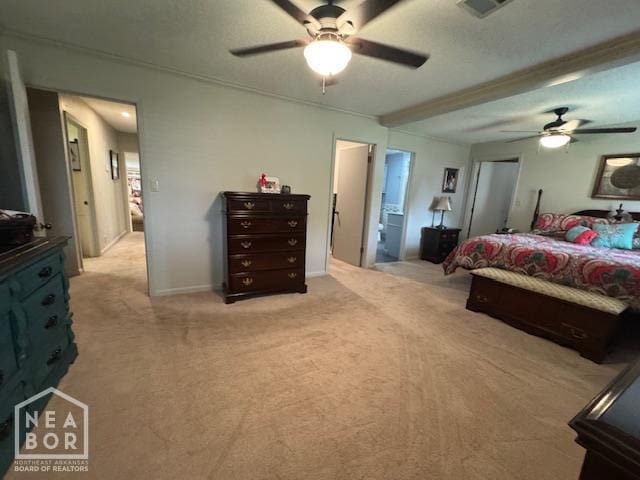 700 11th St, Corning, AR 72422 - bedroom featuring light colored carpet and ceiling fan