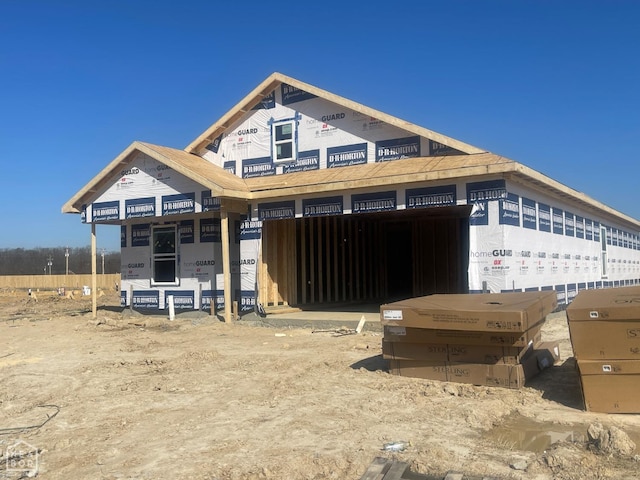 view of property in mid-construction