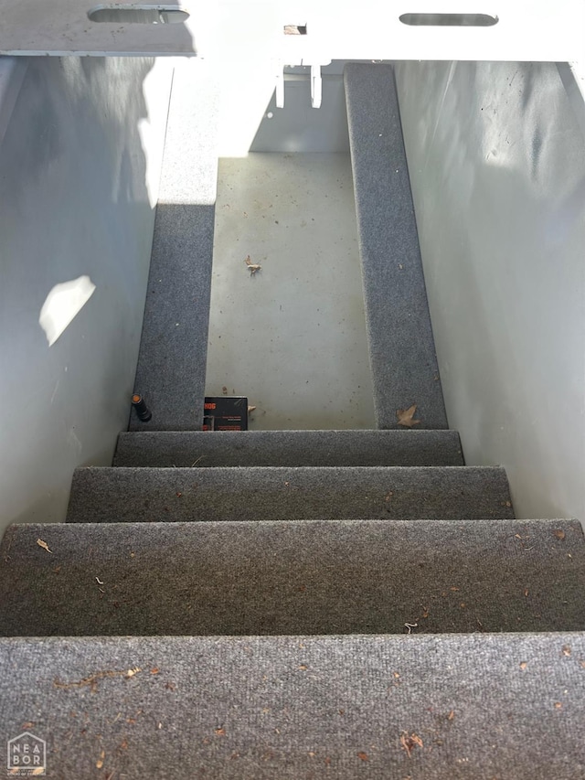 view of staircase