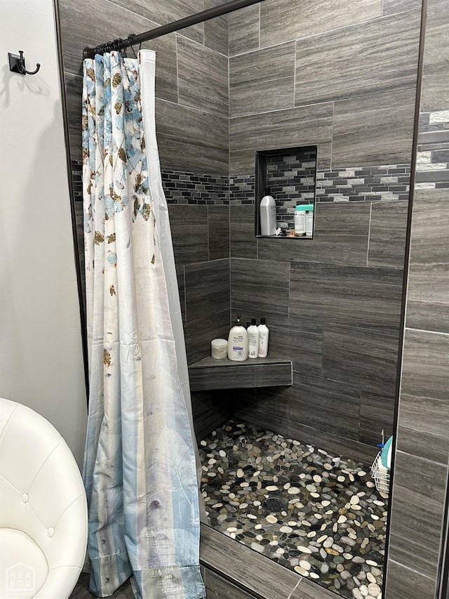 105 Brayden Ln, Brookland, AR 72417 - bathroom with tiled shower