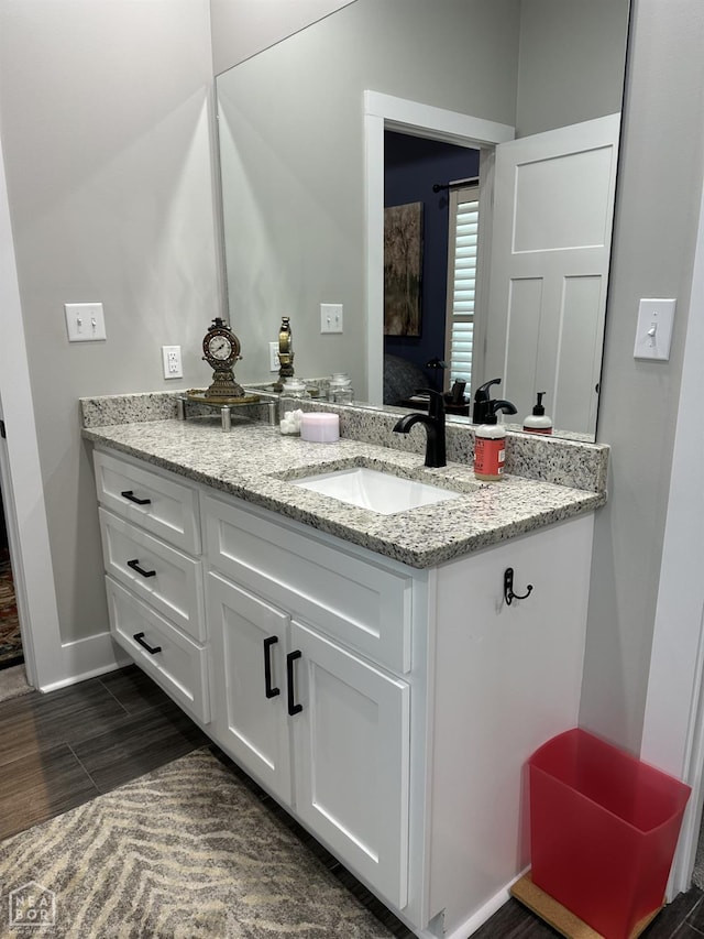 105 Brayden Ln, Brookland, AR 72417 - bathroom with vanity and baseboards