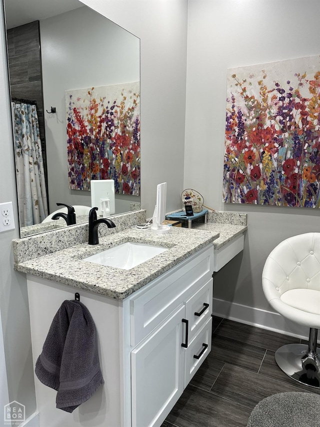 105 Brayden Ln, Brookland, AR 72417 - full bathroom with vanity and baseboards