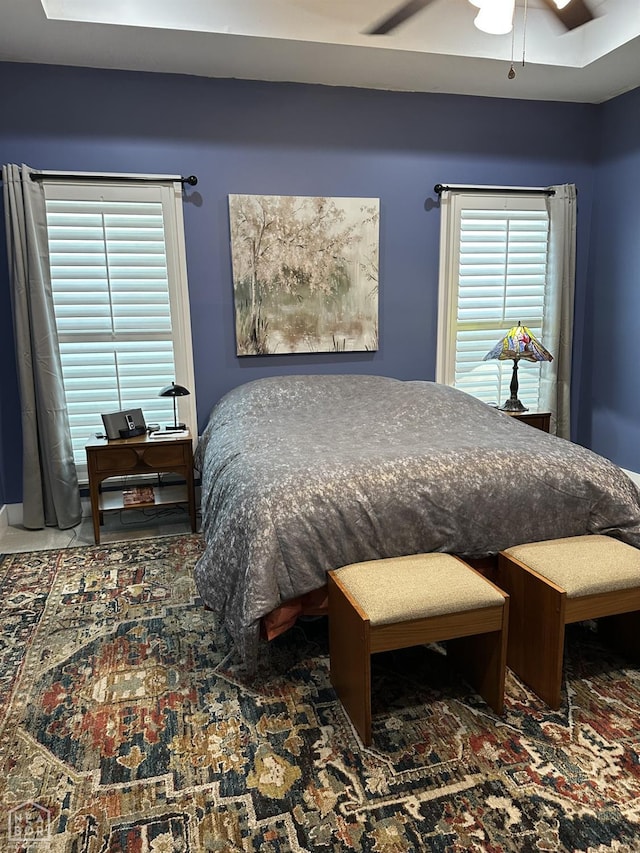 105 Brayden Ln, Brookland, AR 72417 - bedroom with ceiling fan