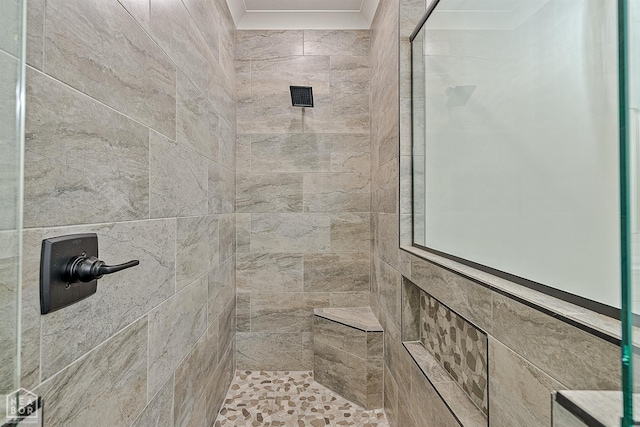 3425 Hudson Ct, Jonesboro, AR 72405 - full bath featuring tiled shower and ornamental molding