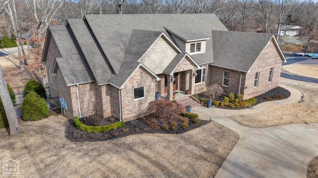 3506 Cedar Creek Cv, Jonesboro, AR 72404 - view of front of property with stone siding and a shingled roof