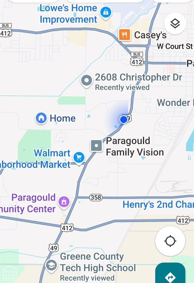 map location