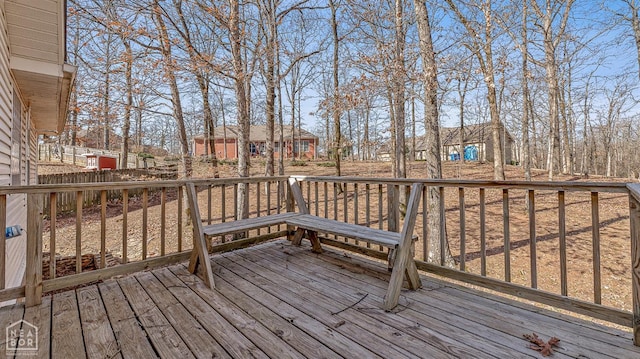 2101 Belleview Cv, Jonesboro, AR 72404 - view of wooden deck