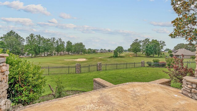 4217 Lochmoor Cir, Jonesboro, AR 72405 - view of yard featuring a patio and golf course view