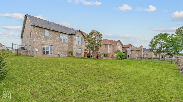 4217 Lochmoor Cir, Jonesboro, AR 72405 - rear view of house with brick siding and a residential view