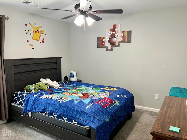 5204 Bridger Park Ct, Jonesboro, AR 72405 - bedroom with carpet flooring and a ceiling fan