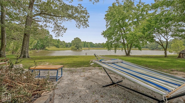 3500 Big Creek Cv, Jonesboro, AR 72404 - view of home's community with a water view and a lawn