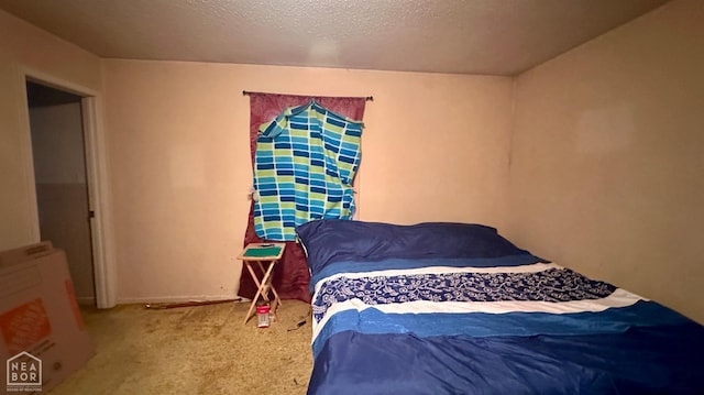 1703 W Oak Ave, Jonesboro, AR 72401 - bedroom featuring carpet floors and a textured ceiling