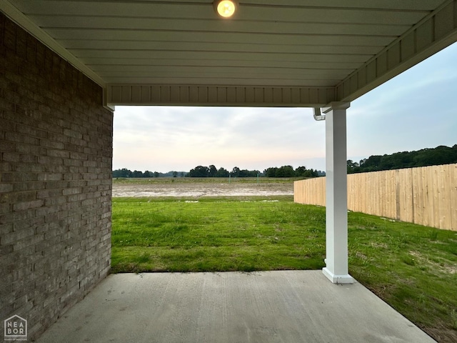 112 Terry Dr, Brookland, AR 72417 - view of patio / terrace with a view of rural / pastoral area