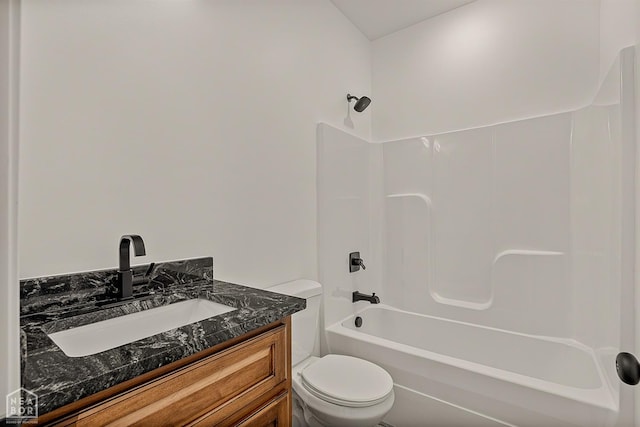 610 Airport Rd, Jonesboro, AR 72405 - bathroom featuring toilet, shower / bath combination, and vanity