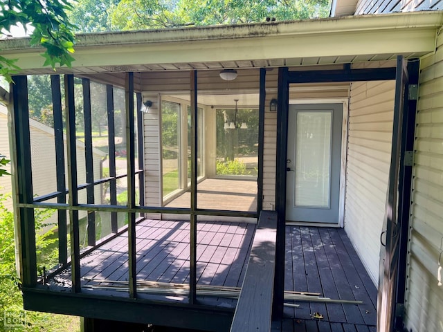 1804 Deerwood Dr, Jonesboro, AR 72404 - view of unfurnished sunroom
