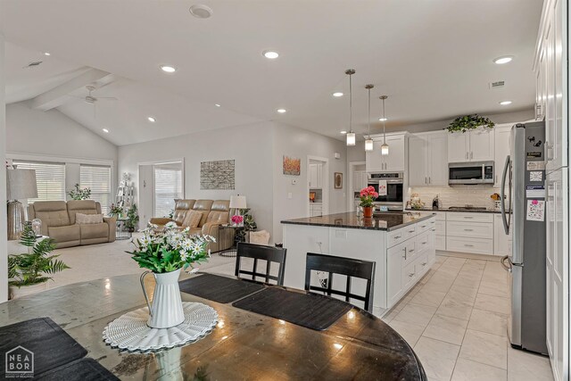 1502 S 30th St S, Paragould, AR 72450 - dining area featuring a ceiling fan and recessed lighting