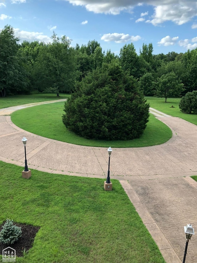  - surrounding community with a yard