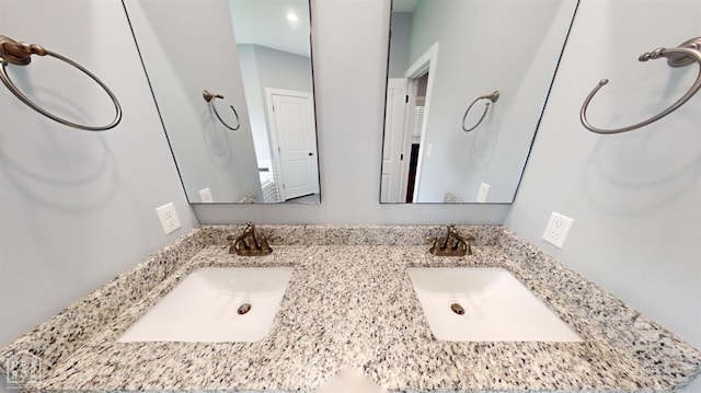 118 E Hills Dr, Bono, AR 72416 - bathroom with double vanity