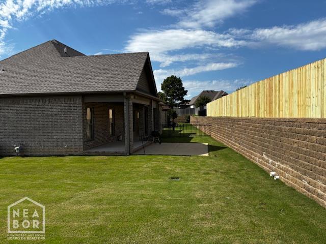 4228 Villa Cv, Jonesboro, AR 72405 - view of yard with a patio area
