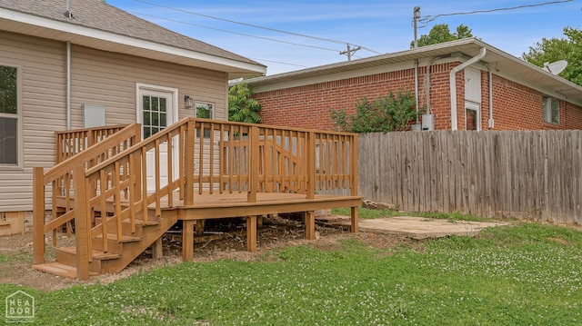 617 S 7th St, Paragould, AR 72450 - view of wooden deck