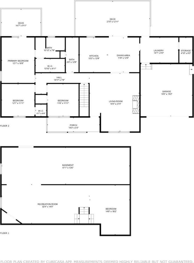 2590 W N St, Piggott, AR 72454 - view of property floor plan