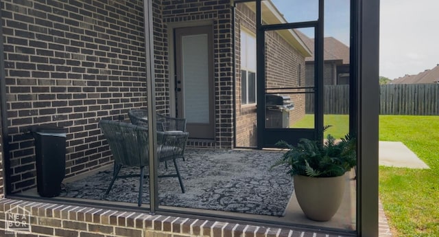 6509 Merrell Dr, Jonesboro, AR 72404 - view of patio featuring a grill