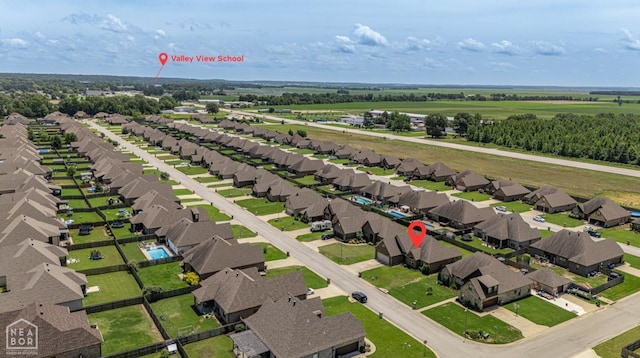 6509 Merrell Dr, Jonesboro, AR 72404 - aerial perspective of suburban area