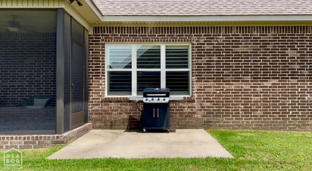 6509 Merrell Dr, Jonesboro, AR 72404 - exterior view of brick siding and a shingled roof