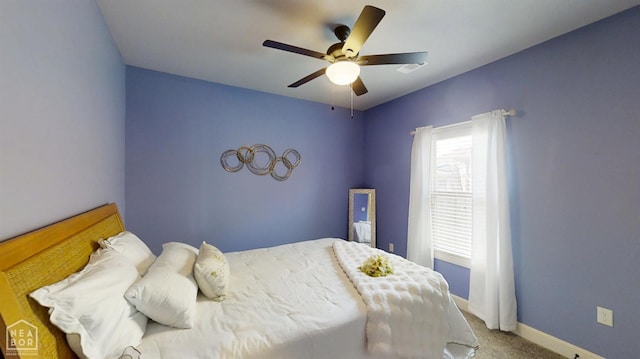 6509 Merrell Dr, Jonesboro, AR 72404 - bedroom featuring carpet floors and ceiling fan