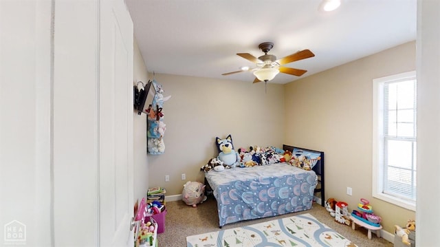 334 Linda St, Bono, AR 72416 - bedroom featuring baseboards and a ceiling fan