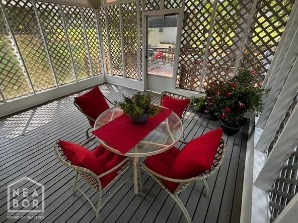 exterior space featuring outdoor dining space