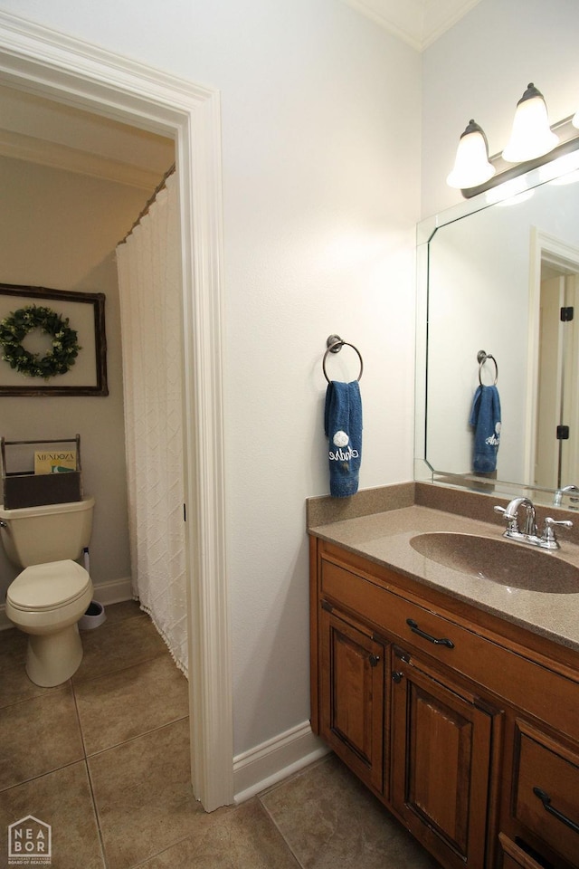 2 Abigail Cv, Paragould, AR 72450 - full bathroom with vanity, tile patterned flooring, and crown molding
