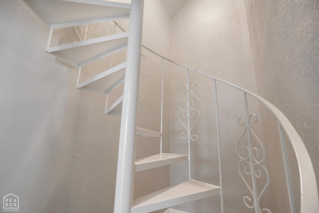 view of staircase