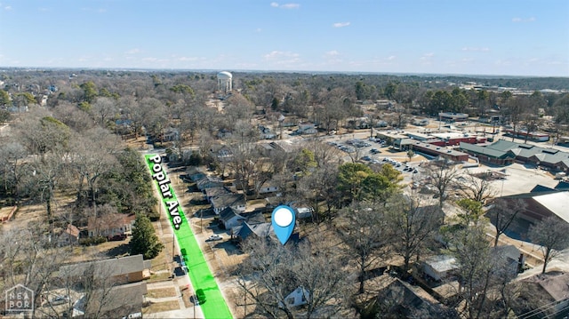 aerial overview of property's location