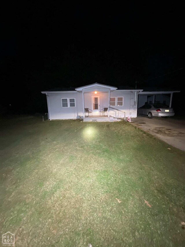 104 Barkley St, Brookland, AR 72417 - manufactured / mobile home featuring driveway and an attached carport