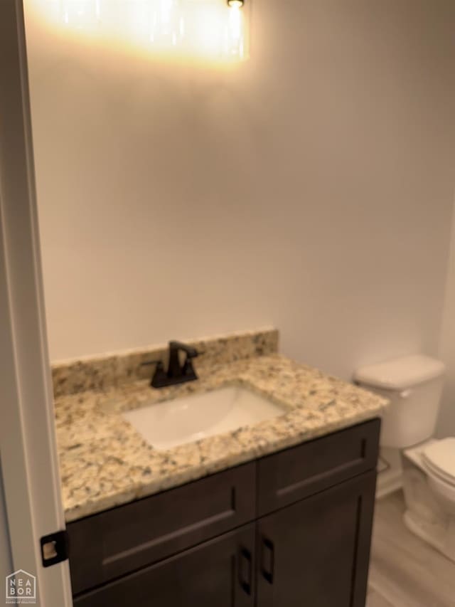 5633 Morgan Dr, Jonesboro, AR 72401 - half bathroom with vanity and toilet