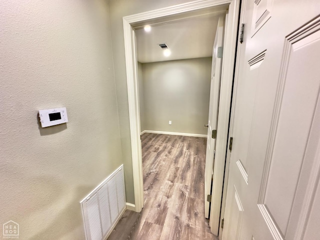377 N 3rd St, Black Rock, AR 72415 - hall featuring wood finished floors and baseboards